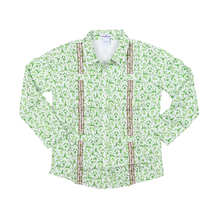 Boy Christmas Otomi L/S Shirt