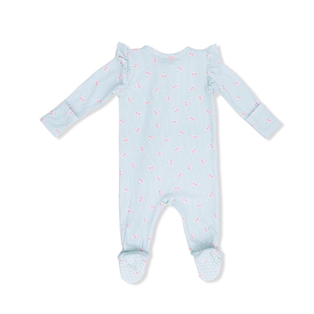 Baby Girl, Bamboo 2-Way Zipper Footie