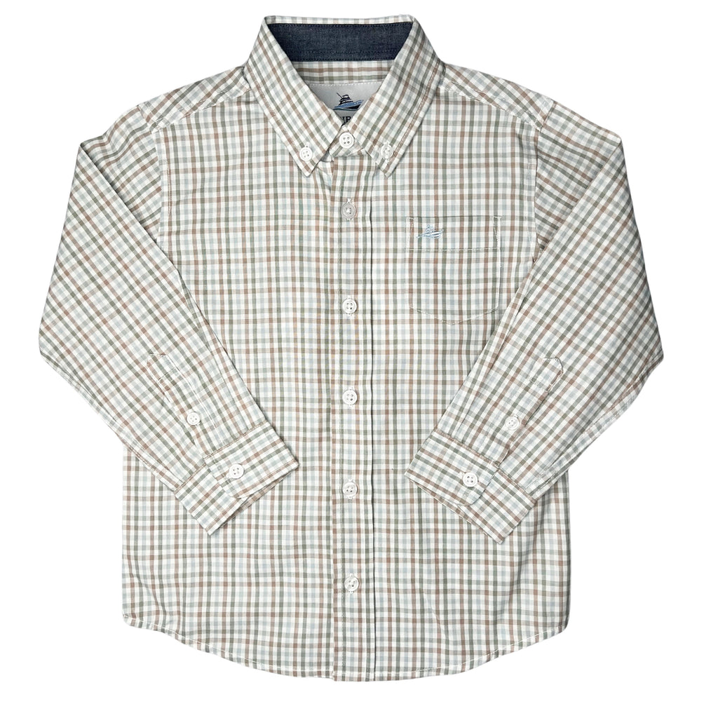 Boy's L/S Plaid Button Down