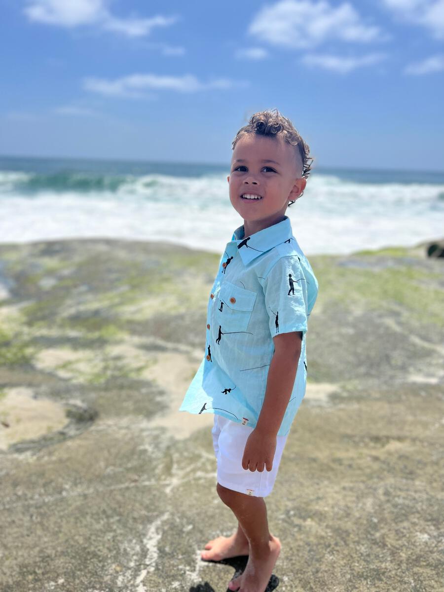 Baby & Toddler Woven Aloha Button Down Shirt