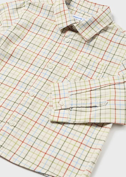 Baby & Toddler Boy L/S Checked Shirt