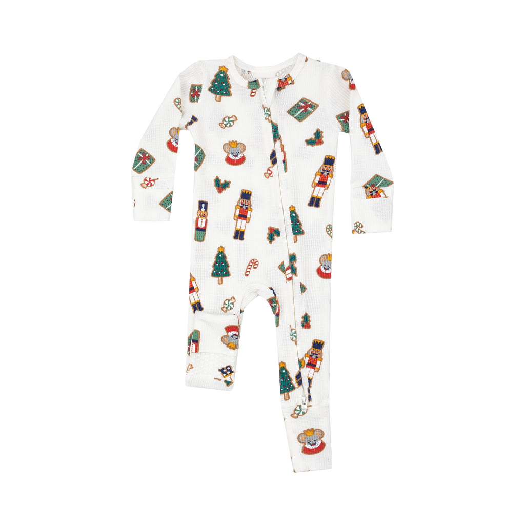 Christmas Nutcracker 2-Way Zipper Footie