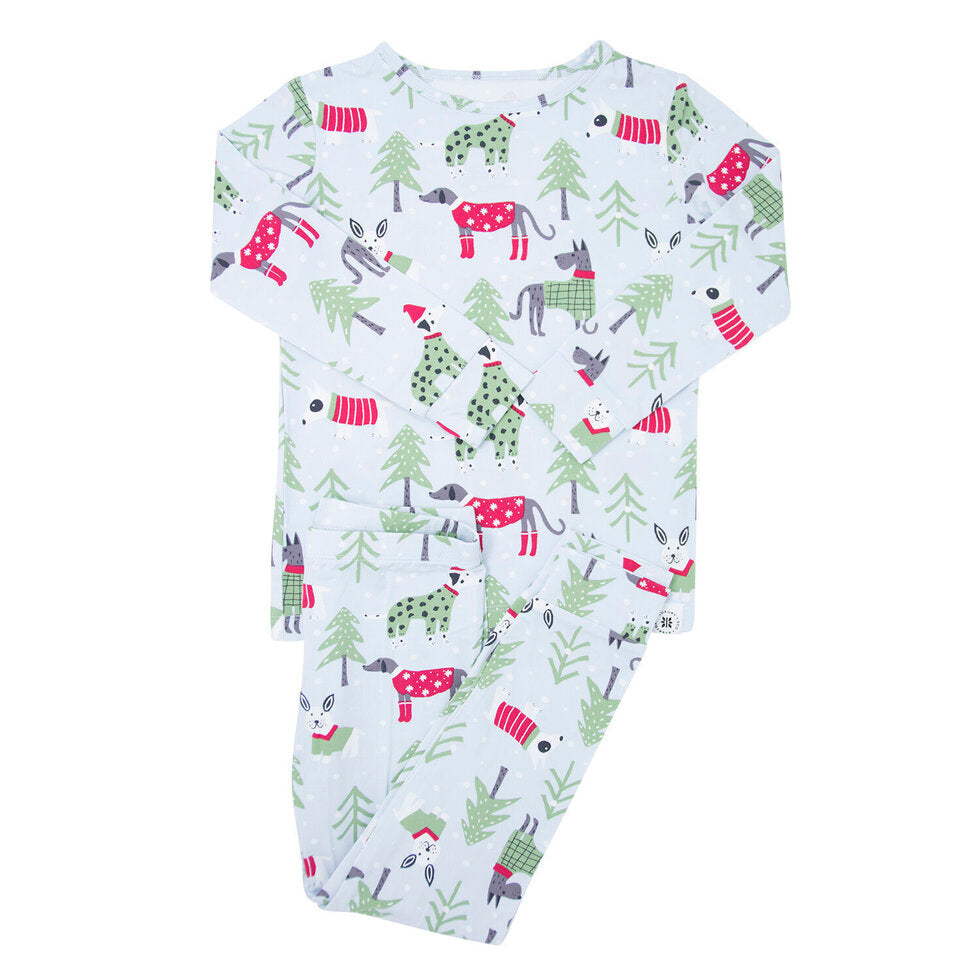 Crazy Pups Holiday Pj Set