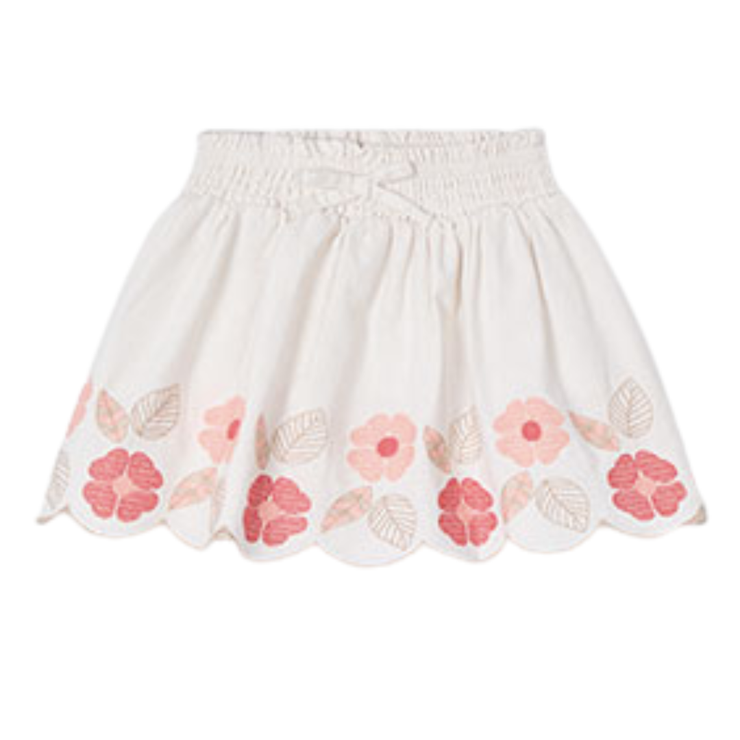Girl Embroidered Skirt