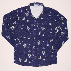 Boy's L/S Button Down , UPF 50 Shirt