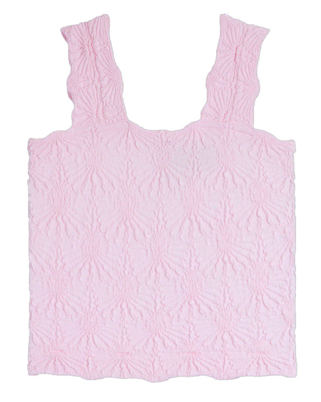 Textured Floral Tank
