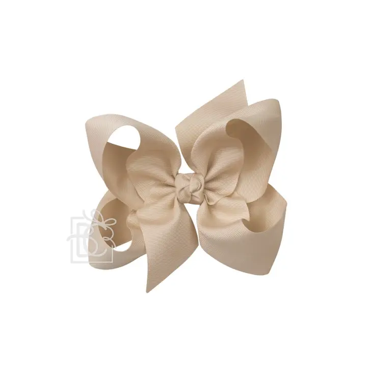 4.5" Grosgrain Ribbon Clip Bow