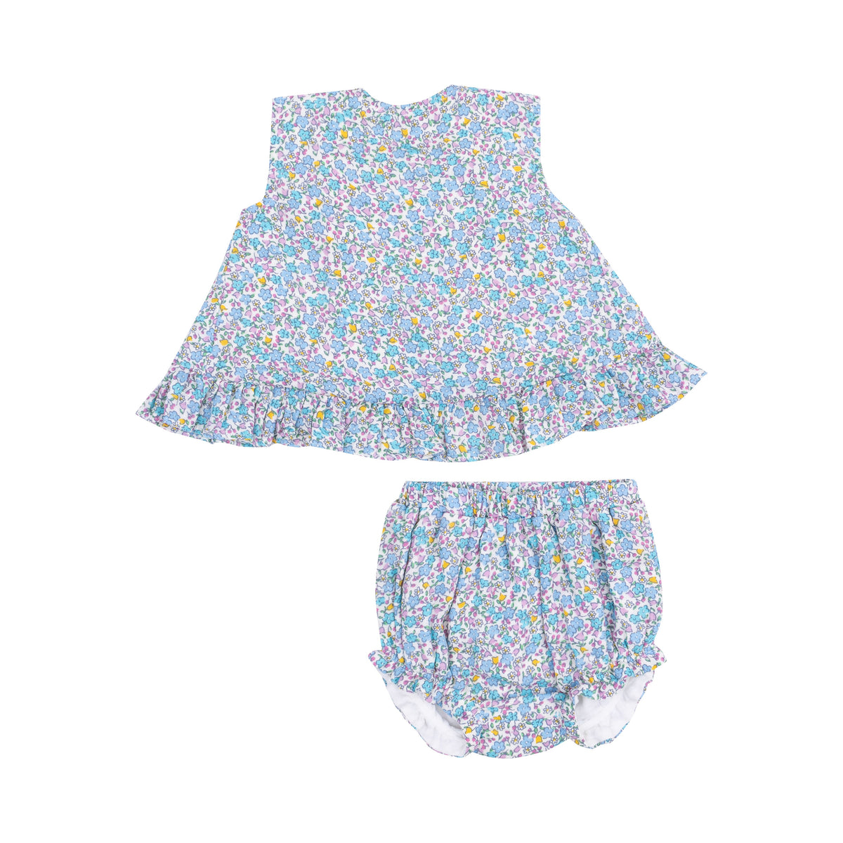 Girls Ruffle Back Top & Bloomer