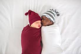 Copper Pearl Baby Top Knot Hat