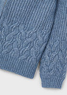 Hooded, Zipped Knit Sweater