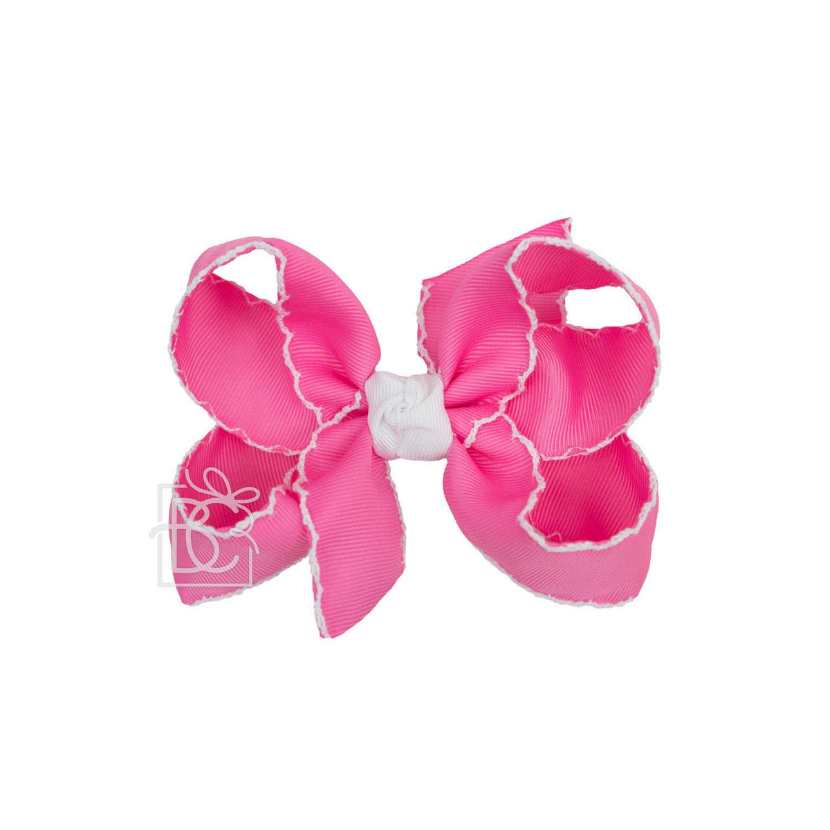 4.5 Crochet Edge Clip Bow