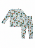 Holiday Two Piece L/S PJ Set Santa's Cookies