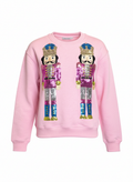 Teen Holiday Nutcracker Sequin Pullover