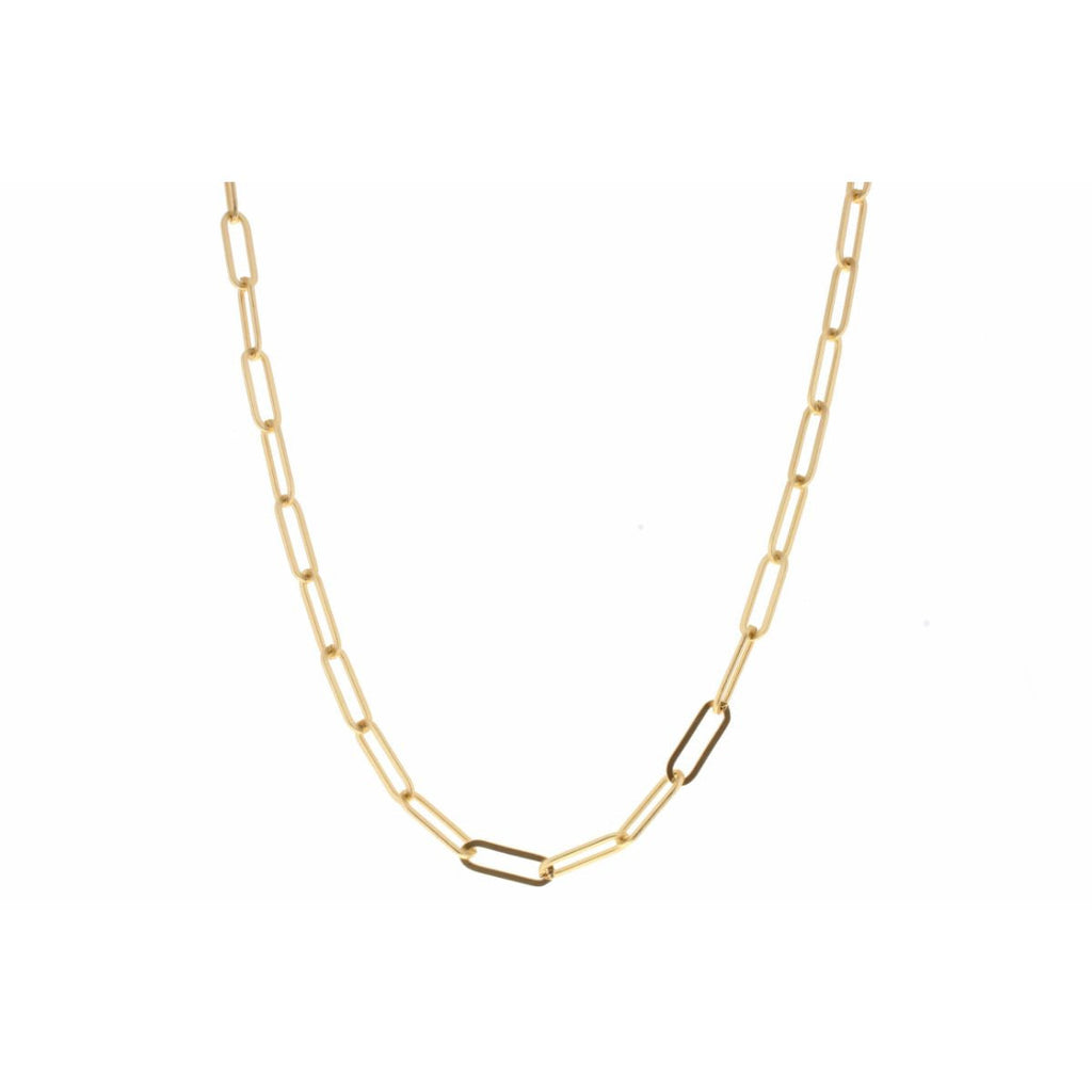 Paper Clip  Link Necklace