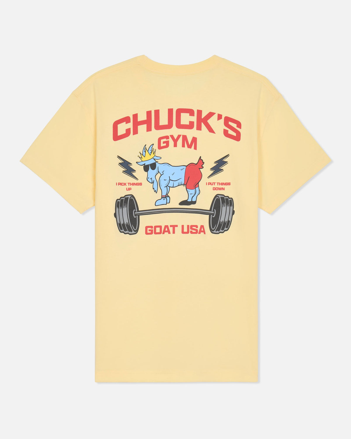 GOAT Chuck's Gym T-Shirt