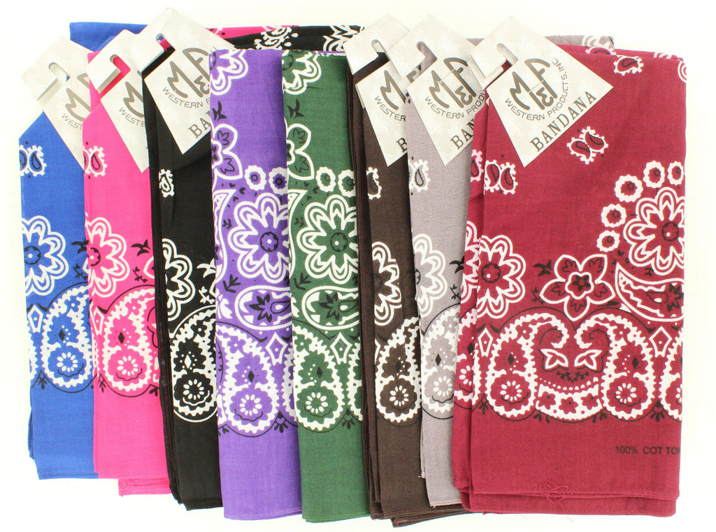 Traditional Dark Color Bandanas