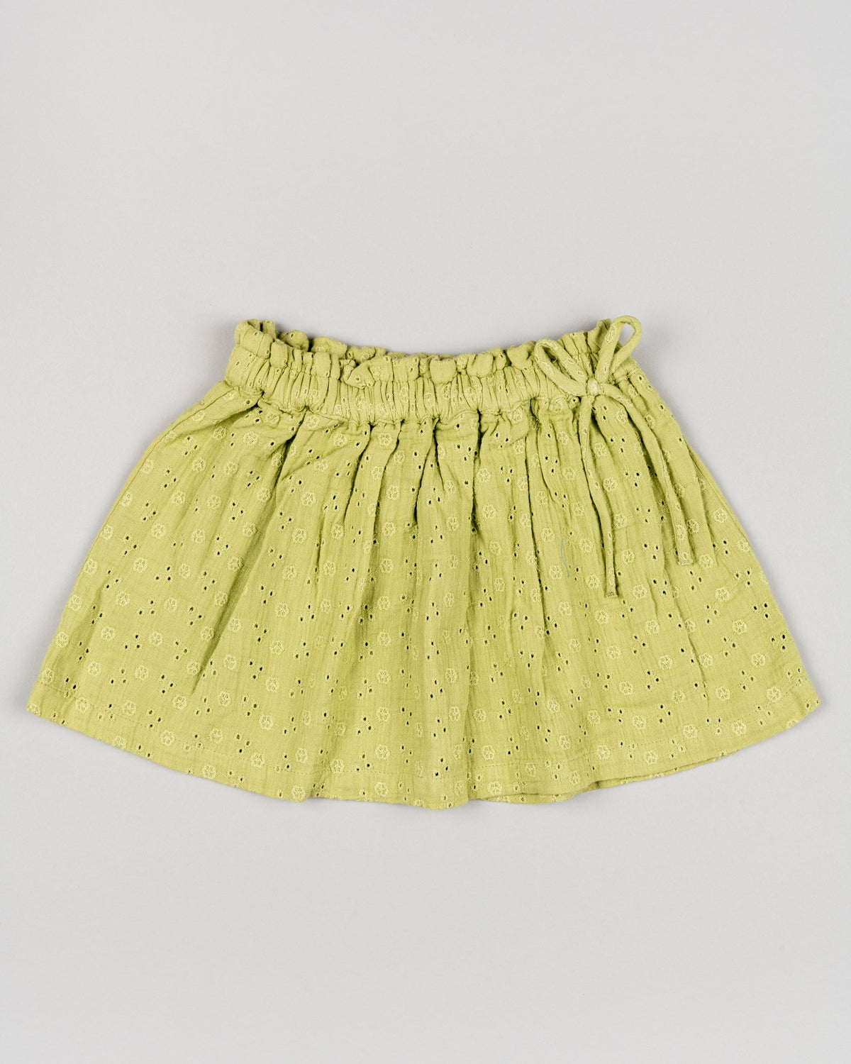 Eyelet Cotton Skirt