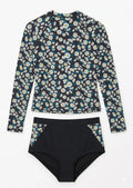 Junior & YC Women's L/S 2 pc Swimsuit