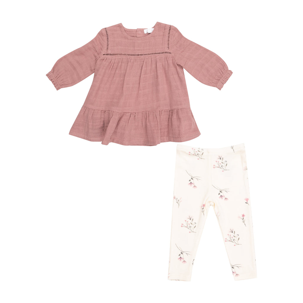 Girl Dress & Legging Set