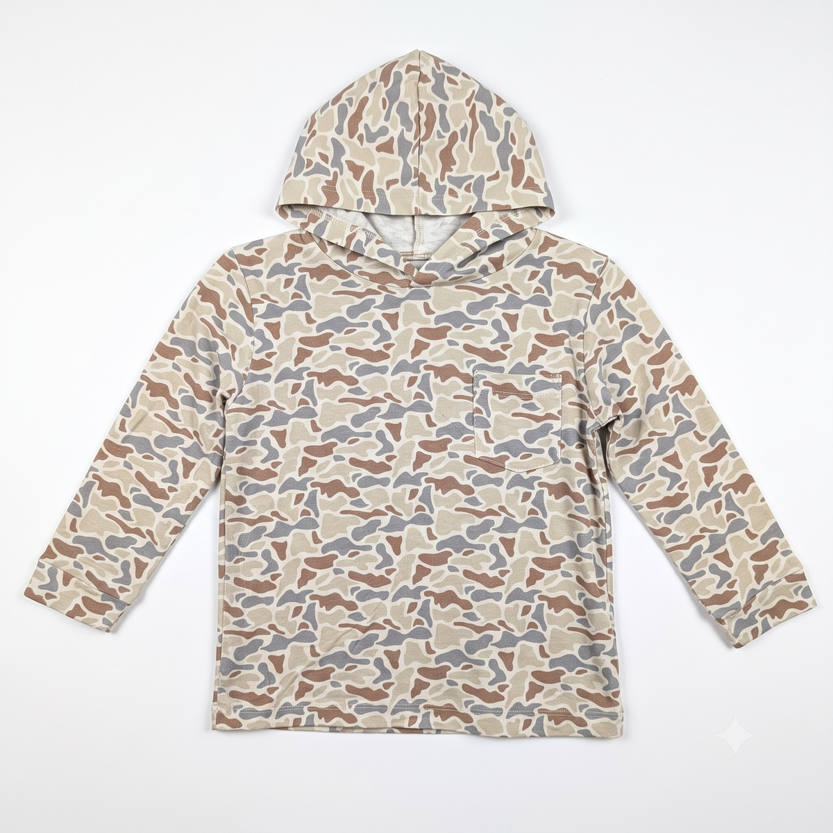 Woodland Performance L/S Camo Hoodie