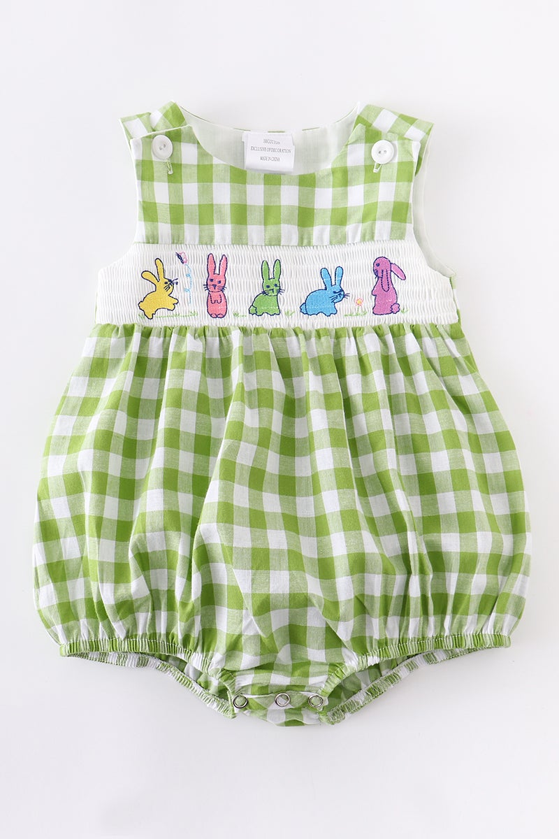 Smocked Sleeveless Baby Romper