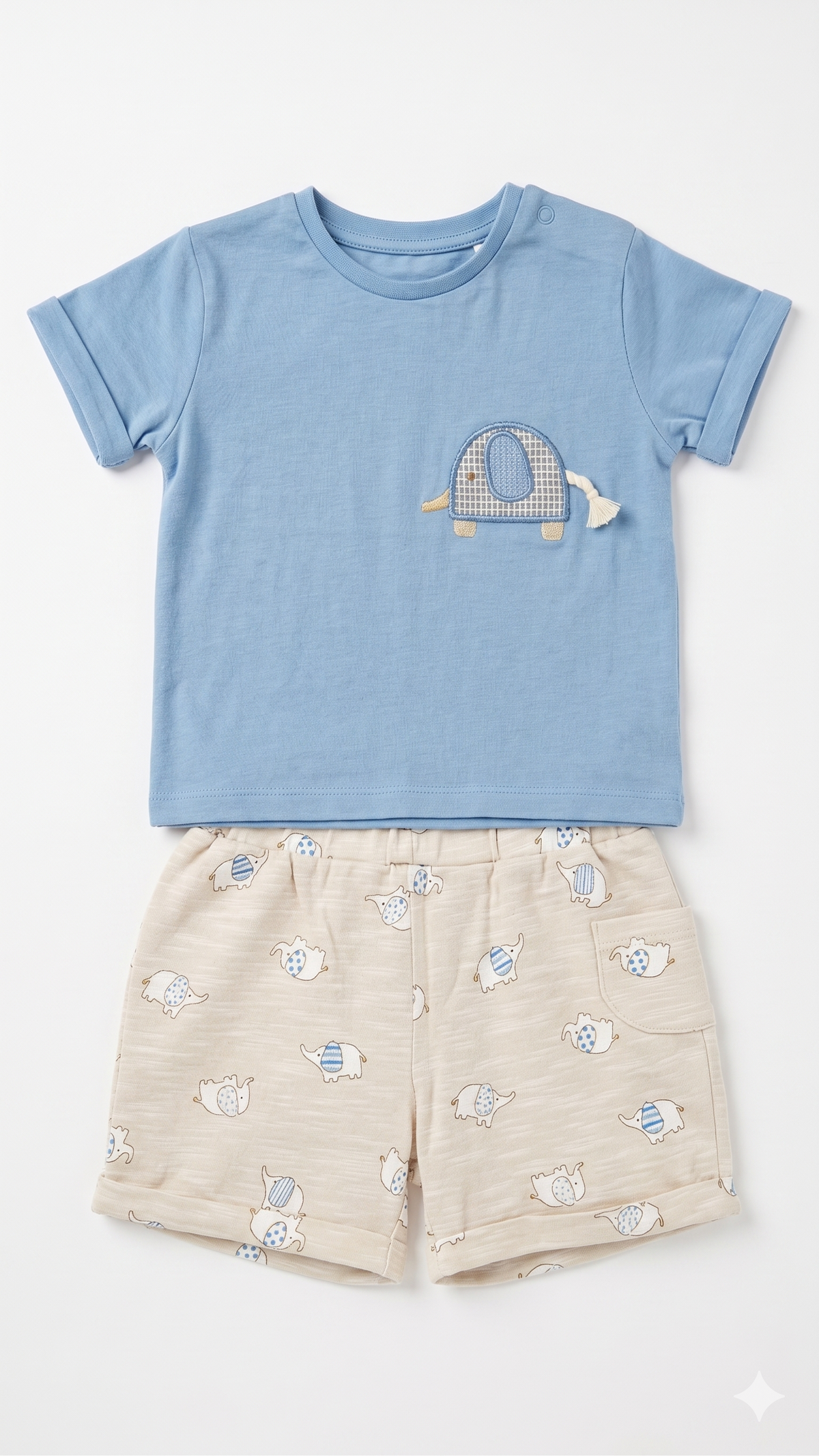 Baby & Toddler Applique 2 pc Short Set