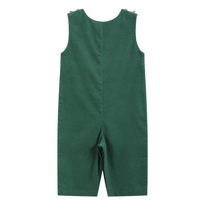 Boys' Santa Smocked Overalls