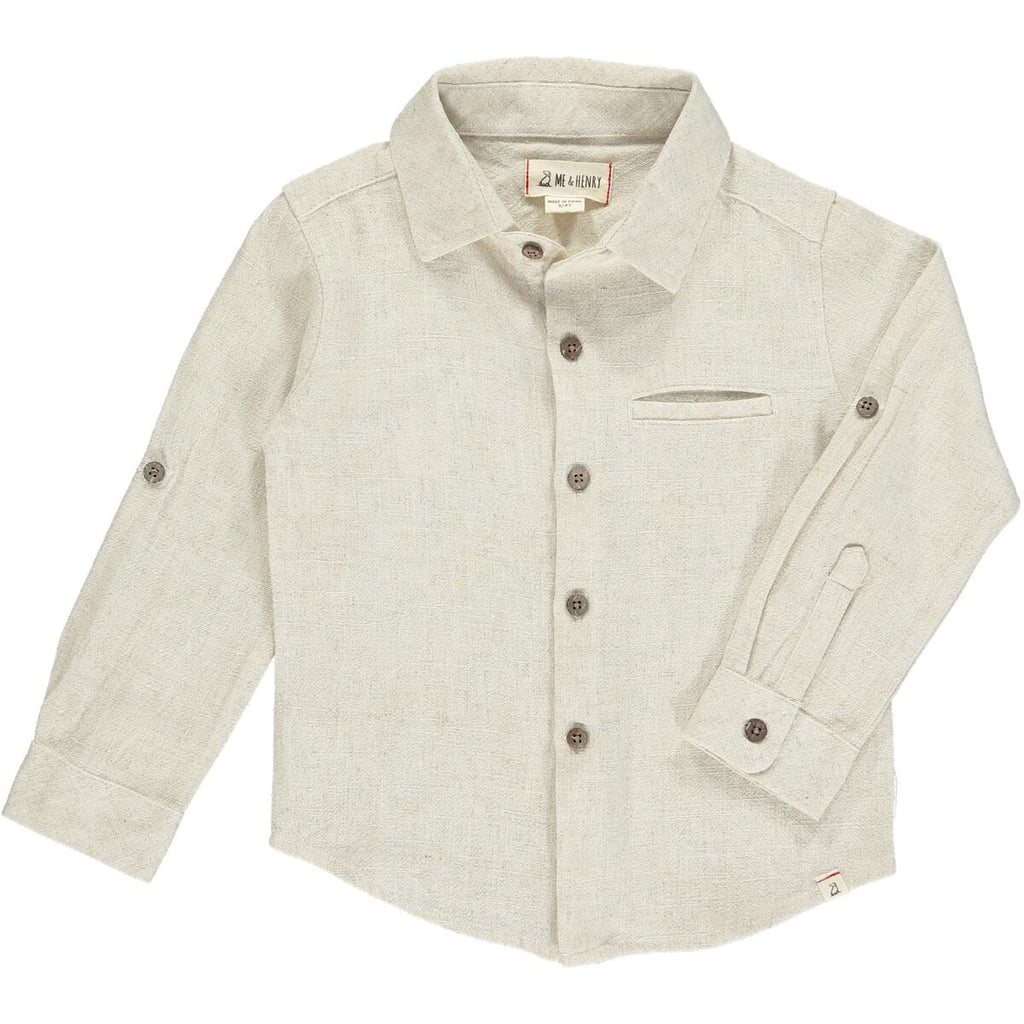 Boy  L/S Woven Collared Shirt