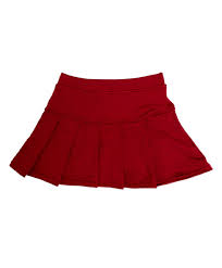 Girl Tennis Solid Skort