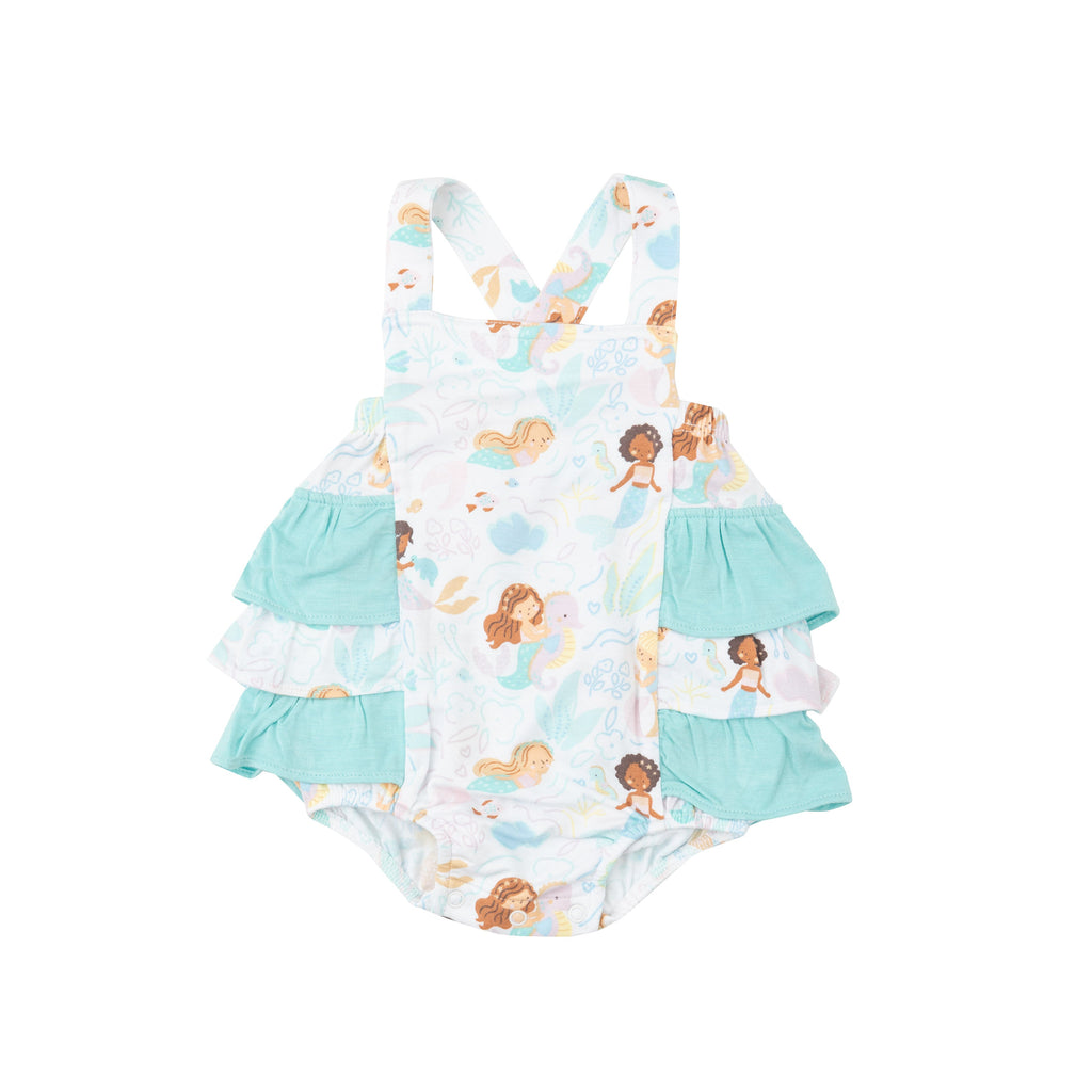Baby & Toddler Ruffled Bamboo Sunsuit