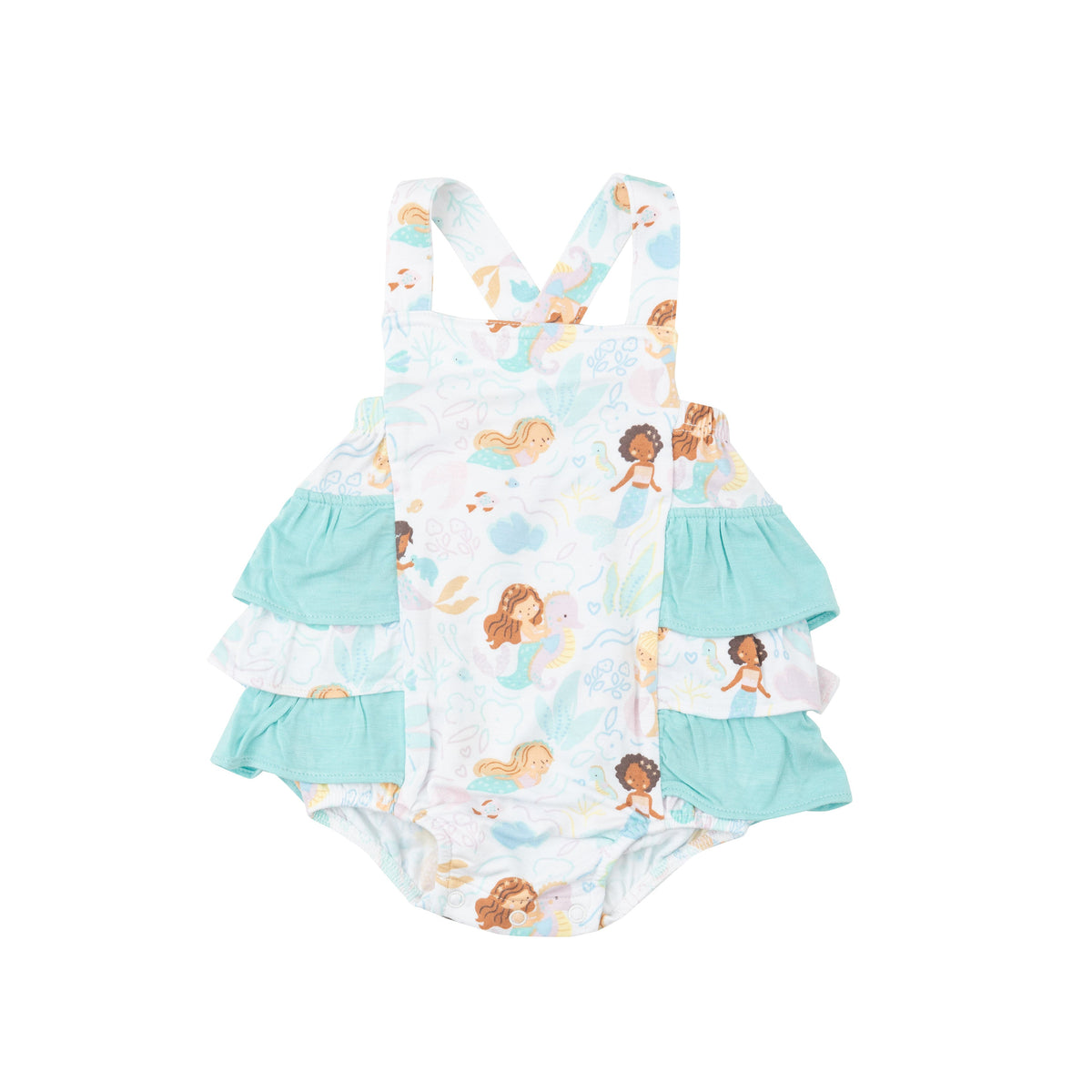 Baby & Toddler Ruffled Bamboo Sunsuit
