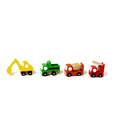Mini Movers Wooden Trucks