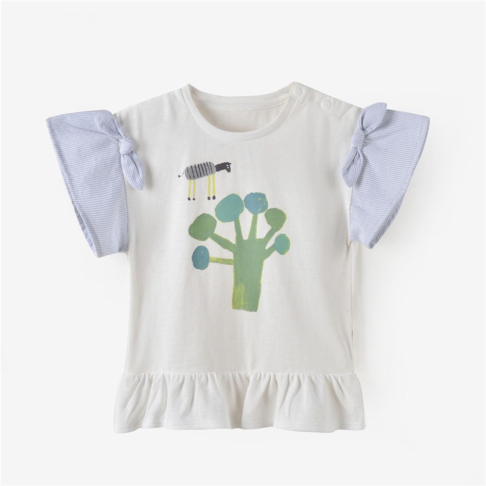 Vivian Ruffled Cap S/S Top