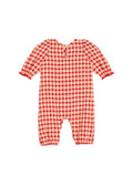 Checked Woven Plaid Romper