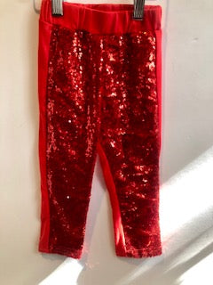 Girls Sequined Leggings