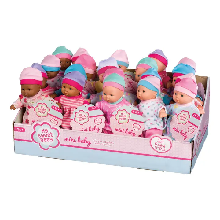 6" assorted Mini Babies