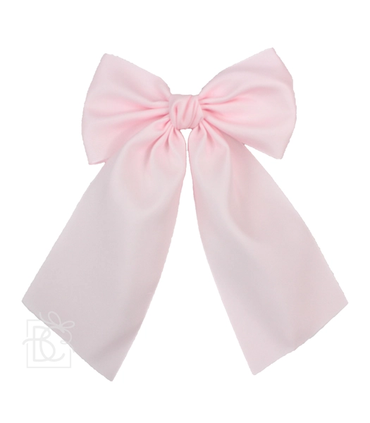 3.5" Mini Opaque Satin Bow w/Tails