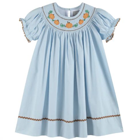 Fall  Smocked Bishop Dress