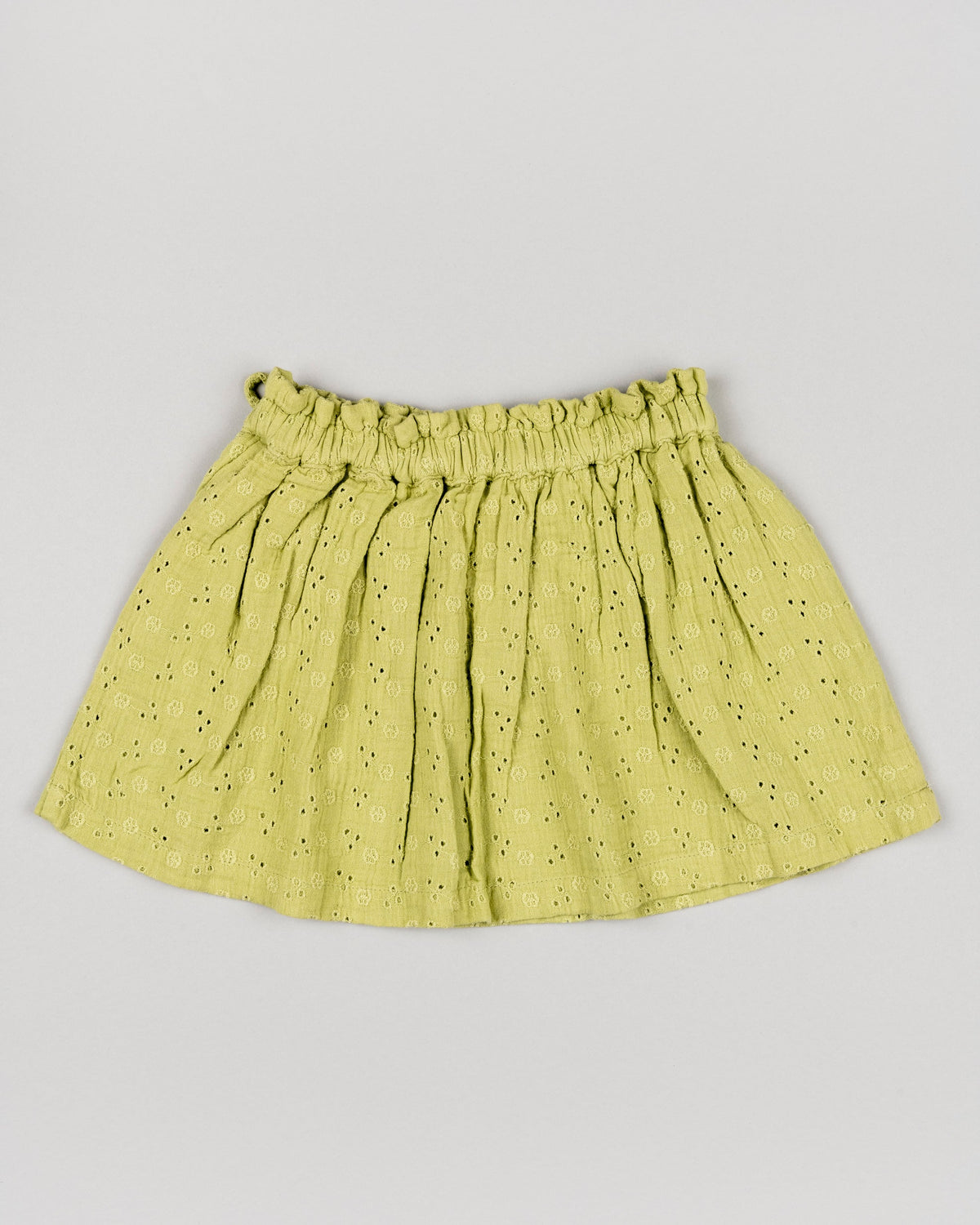 Eyelet Cotton Skirt