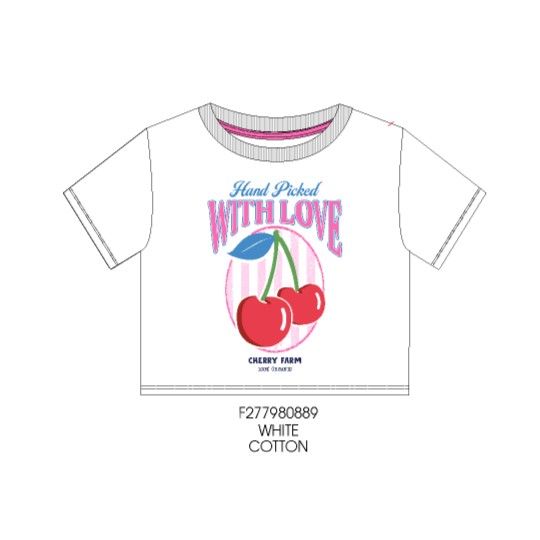 Junior/ Tween Cherries Graphic Tee