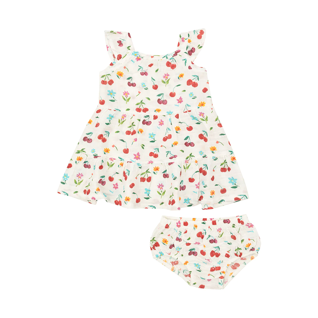 Toddler & Girl Muslin Sundress