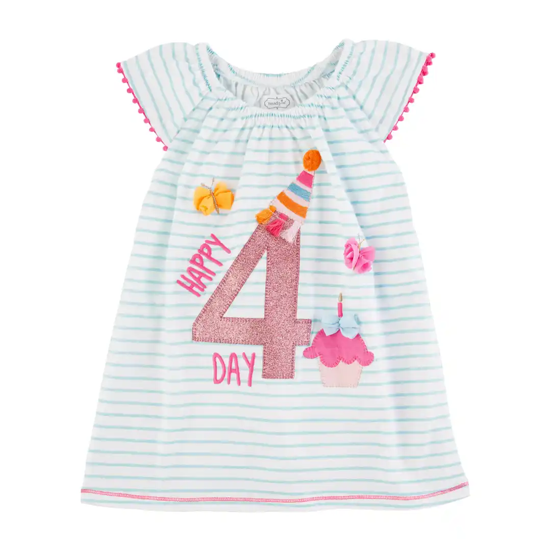 Mud Pie Girl Birthday Top