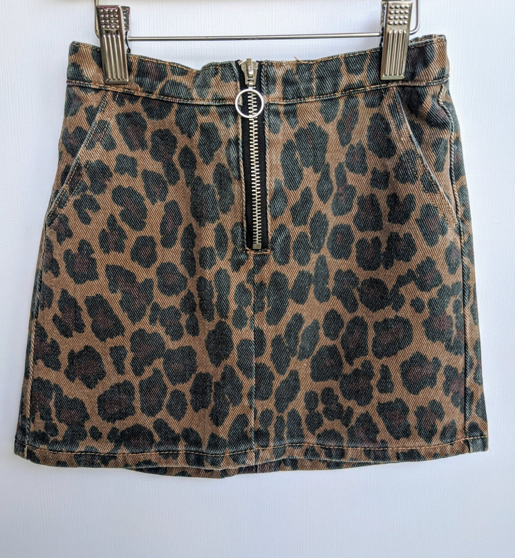 Leopard Mini Skirt