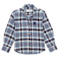 Boy's Button-Up Flannel Shirt