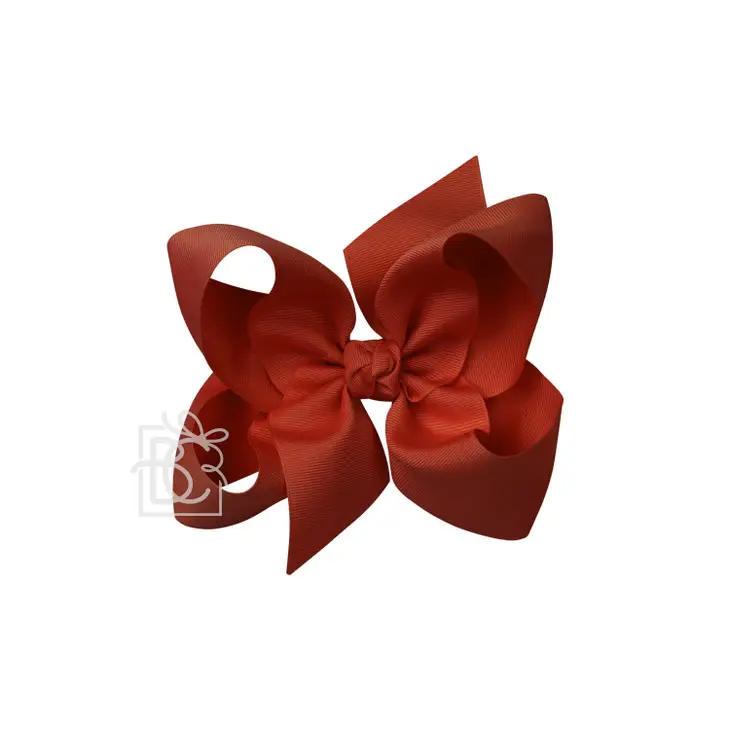 4.5" Grosgrain Ribbon Clip Bow