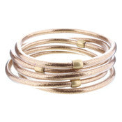 5 pc Glitter Filled Bangles