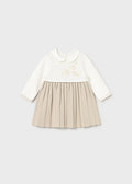 Baby Bi-colored L/S Knit Dress