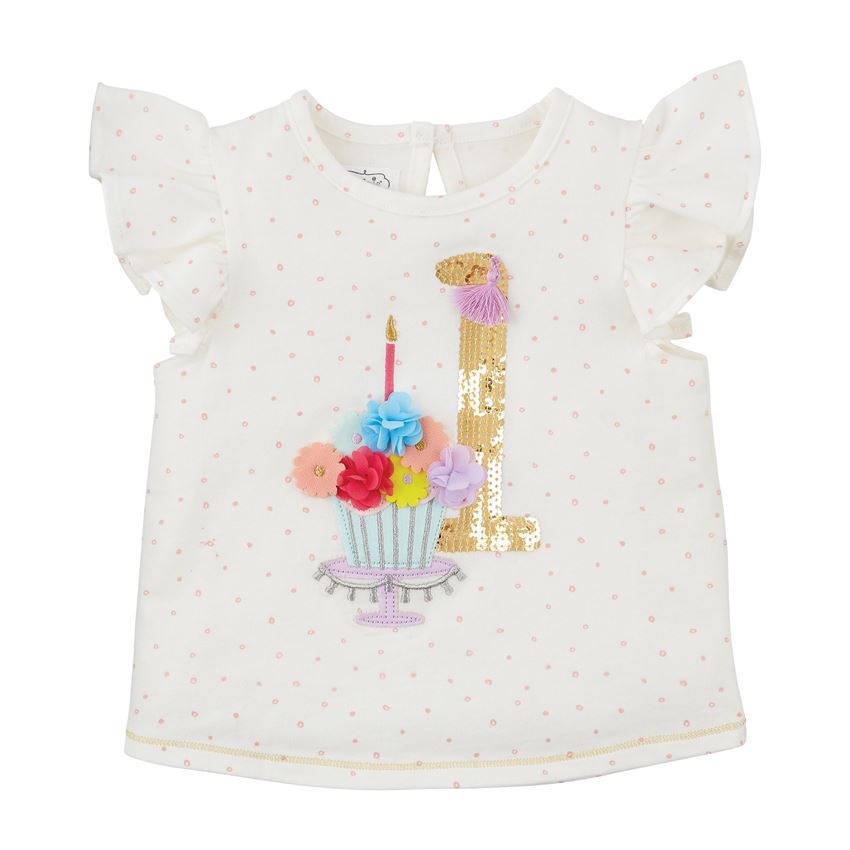 Mud Pie Girl Birthday Top