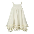 Woven Sleeveless Tassel Dress