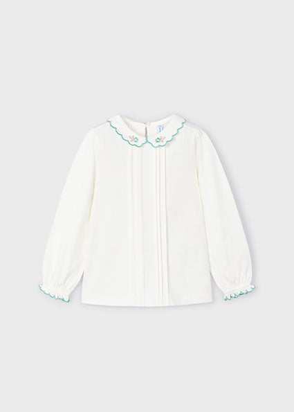 Girl Peter Pan Collard Blouse
